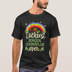 Camiseta Conselheiro Escolar Mais Sortudo De Rai De Dia de 