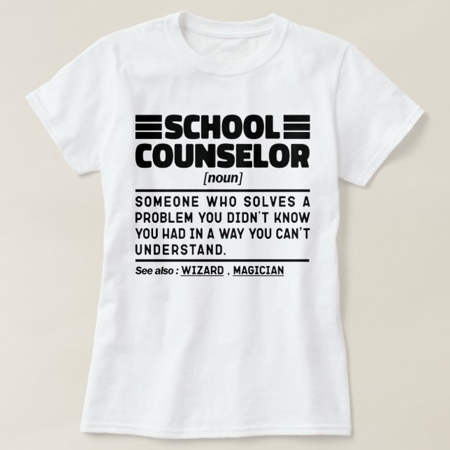 Camiseta Conselheiro Escolar Noun Conselheiro Especialista  (Frente do Design)