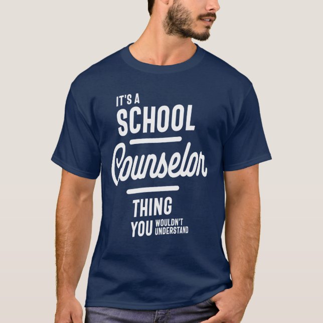 Camiseta Conselheiro Escolar Oferece Profissão Engraçada De (Frente)