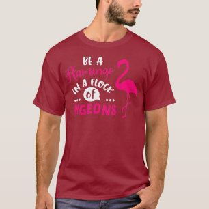Camiseta Conselheiro Escolar Ser Flamingo Não Pombos Profes