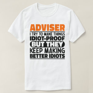 Camiseta Conselheiro Eu Tento Fazer Coisas Idiotas Prova En