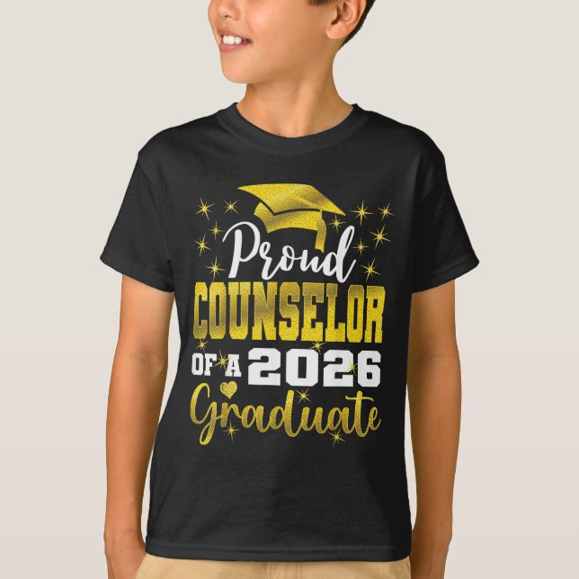 Camiseta Conselheiro extremamente orgulhoso de formando de  (Frente)
