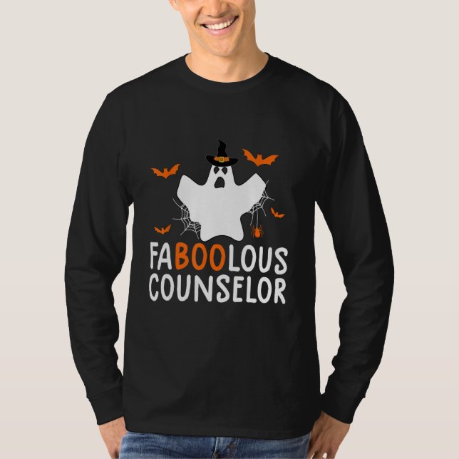 Camiseta Conselheiro Fabooloso Halloween Engraçado Fantasma (Frente)