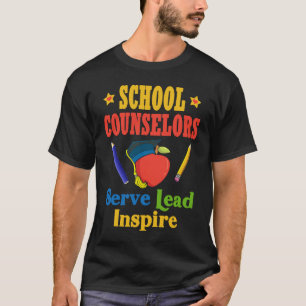 Camiseta Conselheiros Escolares Servem Liderança Inspiram T