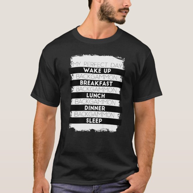 Camiseta Conselho Backgammon Game Backgammon Game Backgammo (Frente)