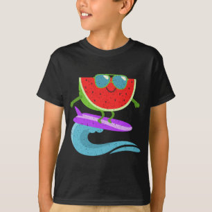 Camiseta Conselho de Melancia legal Engraçado Surf de Verão