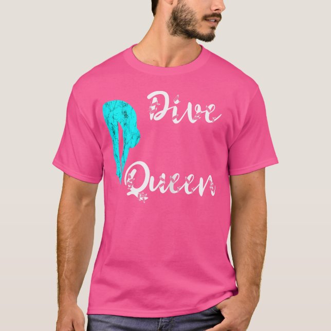 Camiseta Conselho de mergulho da plataforma Dive Queen Spri (Frente)