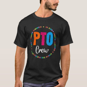 Camiseta Conselho de Voluntários da Escola PTO Crew Mãe Pai