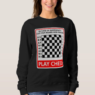 Camiseta Conselho de Xadrez de Viagem de Emergência Portáti
