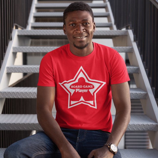 Camiseta Conselho Game Player White Frame Mens Shirt (Criador carregado)