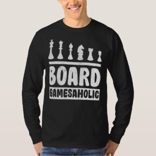 Camiseta Conselho Gamesaholic Chess Player Dice Game