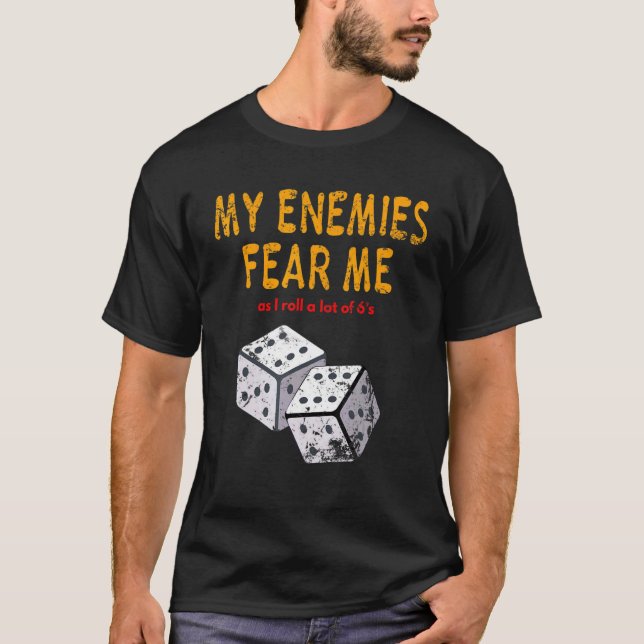 Camiseta Conselho jogando medo que eu faça a angústia das 6 (Frente)