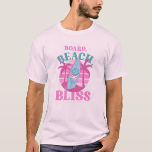 Camiseta Conselho, praia, Bliss Summer Surfing