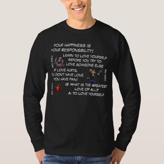 Camiseta Conselho preto e branco (Frente)