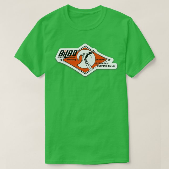 Camiseta Conselhos Surfs Bilbo Newquay Cornwall Europa Surf (Frente do Design)
