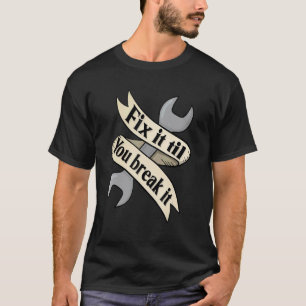Camiseta Conserte Até Quebrar   Mecânico Automotivo Pedreir