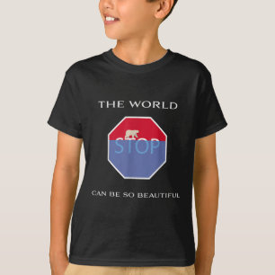 Camiseta Conservação da Natureza da Terra Bonita Meio Ambie