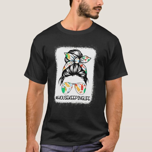 Camiseta Conservação da Vida Desarrumada Coque Dona de Casa (Frente)