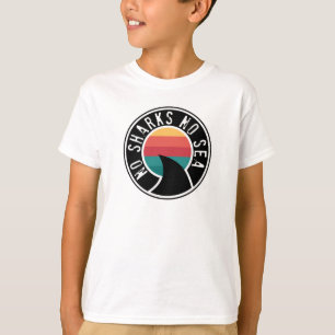 Camiseta Conservação de tubarões no mar