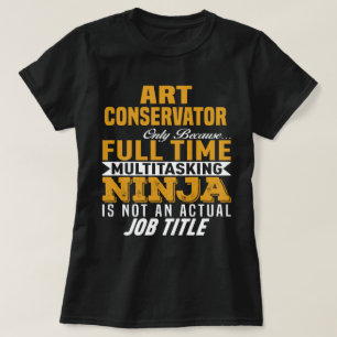 Camiseta Conservador de Arte