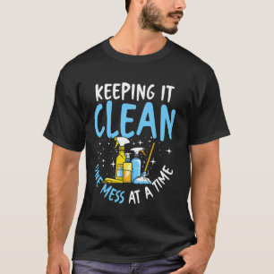 Camiseta Conservador Limpeza Zelador Mantendo Limpo
