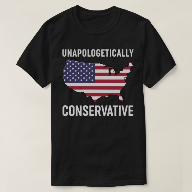 Camiseta Conservador sem desculpas (Frente do Design)
