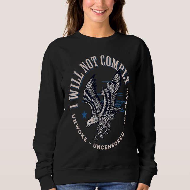 Camiseta Conservative Republican I Will Not Comply (Frente)