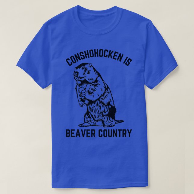 Camiseta Conshohocken é o país do castor (Frente do Design)