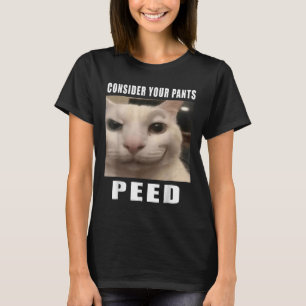 Camiseta Considerem Os Vossos Homens De Bobo De Gato De Cal