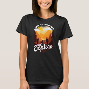 Camiseta Consiga ao ar livre e explique o avanço da Nature