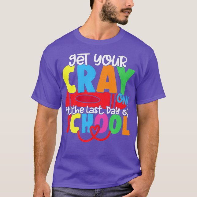 Camiseta Consiga Sua Felicidade De Crayon No Último Dia De  (Frente)