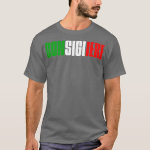 Camiseta Consigliere, advogado americano italiano, idea