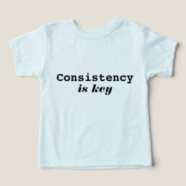 Camiseta Consistência Moderna é a Tipografia Motivacional C
