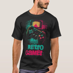 Camiseta Consola de jogos retrorreflectores 90s Kid Vintage