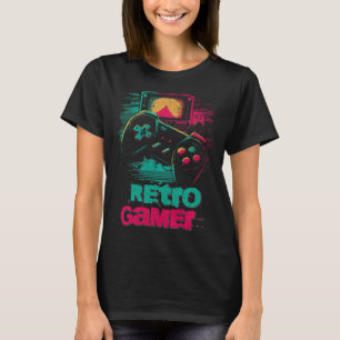 Camiseta Consola de jogos retrorreflectores 90s Kid Vintage