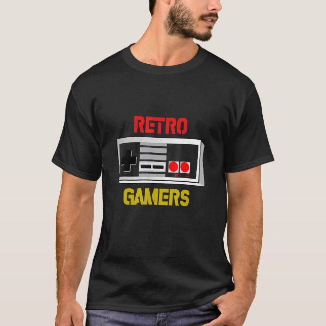 Camiseta console de gamers retrorreflectores (Frente)