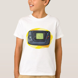 Camiseta Console de Jogo Portátil Retro dos Anos 90 Gamer