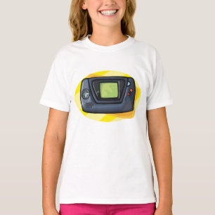Camiseta Console de Jogo Portátil Retro dos Anos 90 Gamer