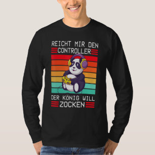 Camiseta Console de jogos Enich Mir Den Controller König