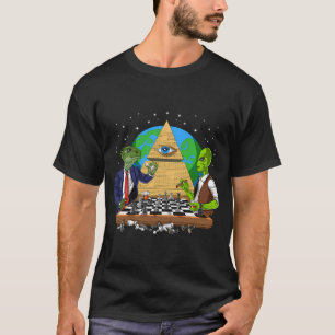Camiseta Conspiração Alienígena dos Illuminati