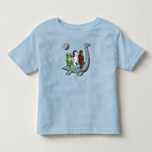 Camiseta Conspiração Bigfoot Loch Ness Monster Water Ski