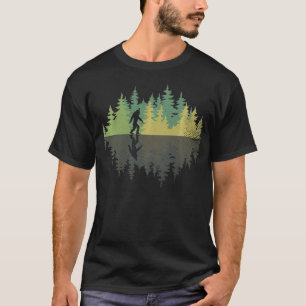 Camiseta Conspiração de Árvores Florestais em Reflexão do Y