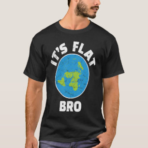 Camiseta conspiração de governo de terra plana sono