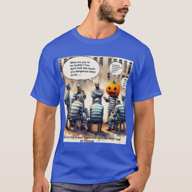 Camiseta Conspiração Hilária da Abóbora com Tempero de Rick (Frente)