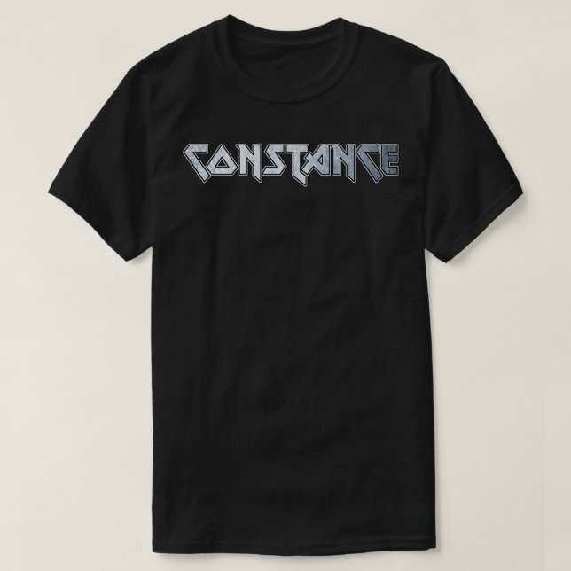 Camiseta Constância de metal pesado (Frente do Design)