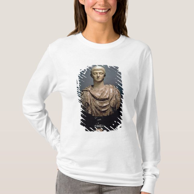Camiseta Constantim mim (c.274-337) ANÚNCIO c.350 (mármore) (Frente)