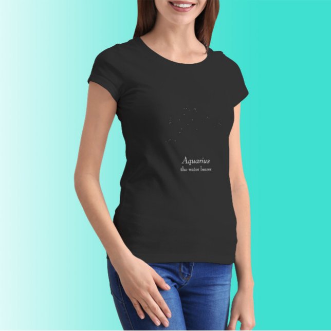Camiseta Constelação de Aquarius (Criador carregado)
