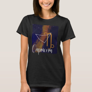 Camiseta Constelação de Capricorn Zodiac