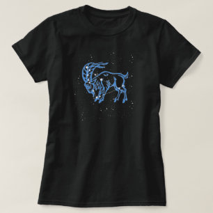 Camiseta Constelação de Capricórnio e Signo do Zodíaco com