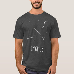 Camiseta Constelação de Cygnus Astronomia Espaçando Gi